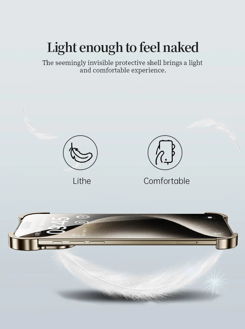 Thin Luxury Metal Case For iPhone 17 Aluminum Shockproof Corner