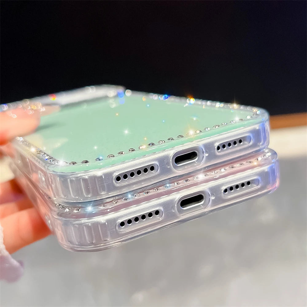 Glitter Shining Diamonds Stars Case For iPhone 17