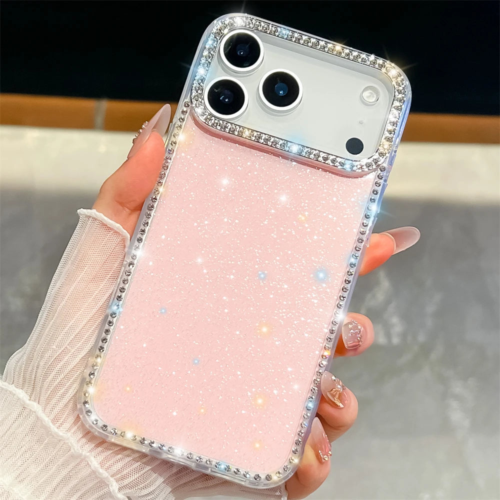 Glitter Shining Diamonds Stars Case For iPhone 17