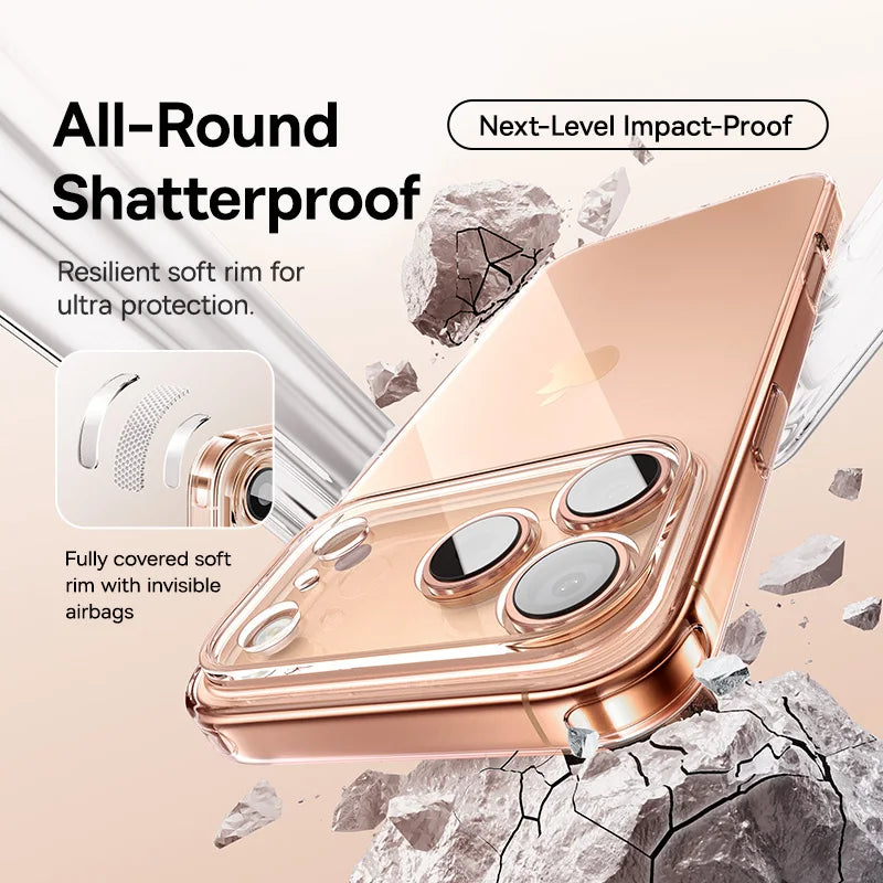 Ultra Thin Transparent Anti-Drop Cover for iPhone 17 Series