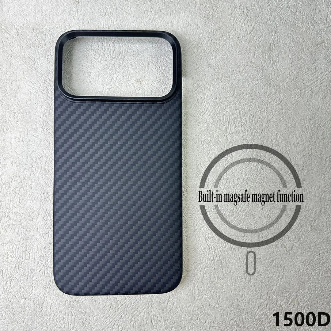 Luxury High-end Real Kevlar Carbon Fiber Case For IPhone 17