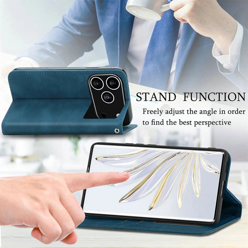 Luxury Smooth Leather 360 Protect iPhone17 Air Case