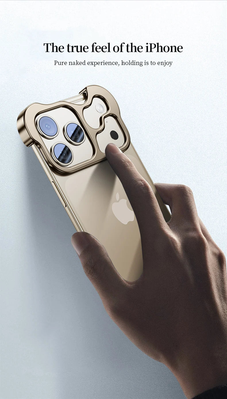 Thin Luxury Metal Case For iPhone 17 Aluminum Shockproof Corner