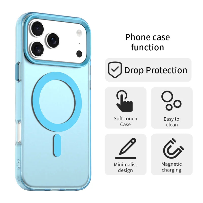 IPhone 17 Magnetic Matte Protective Case