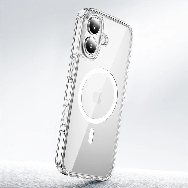 iPhone 17 Transparent MagSafe Magnetic Phone Case