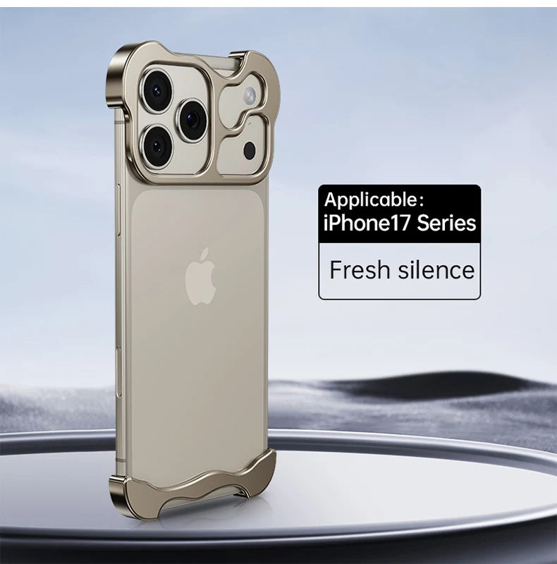 Thin Luxury Metal Case For iPhone 17 Aluminum Shockproof Corner