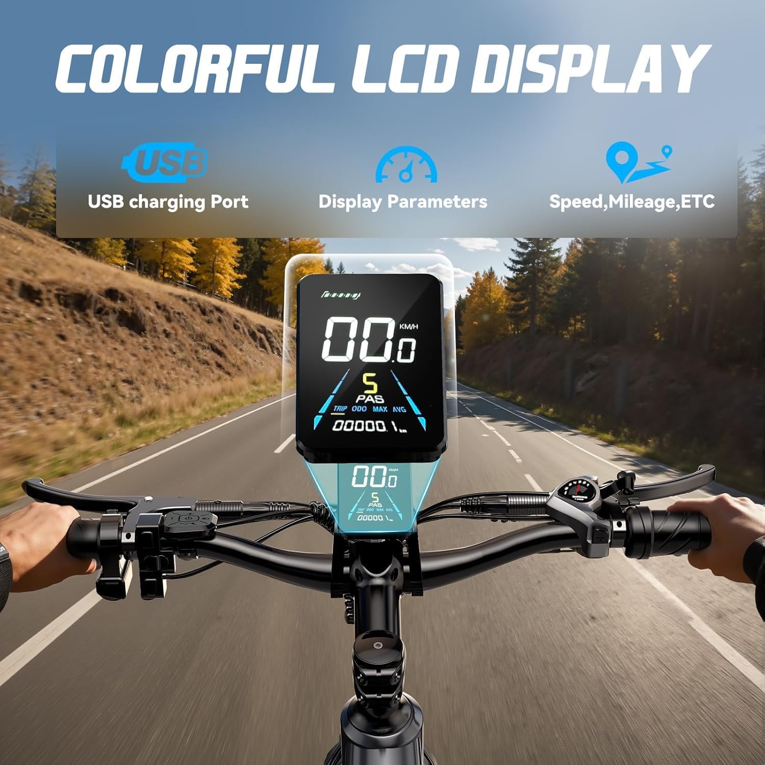 Dual Motor Ebike, 3000W Electric Bike for Adults, 52V 20Ah 26" Fat Tire Fast Ebike Max 38 Mph