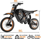 Windone RM7 Electric Dirt Bike for Teens Adults Age 13+, 2200W Peak Ebike