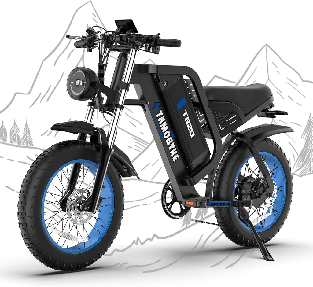 Electric Bike for Adults, 1500W Motor, 35MPH, 48V 25Ah Removable Battery, Full Suspension