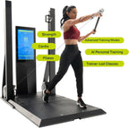 XS1 Peak Smart Home Gym – All-in-One Strength, Cardio & Pilates Machine with Adaptive Workouts, AI Training, Performance Tracking & Trainer-Led Classes Black