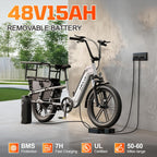 Electric Bike for Adults, 1500W Peak Motor Ebike with 48V 15Ah