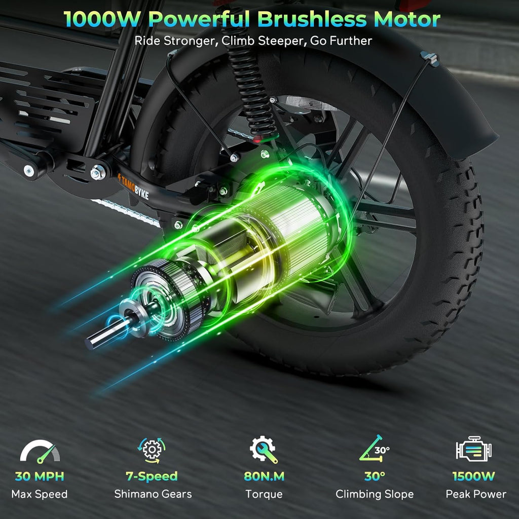 T73 Retro Dual Battery Electric Bike,30/33/37.5Mph Max Speed,1000W-1500W Dual Motor