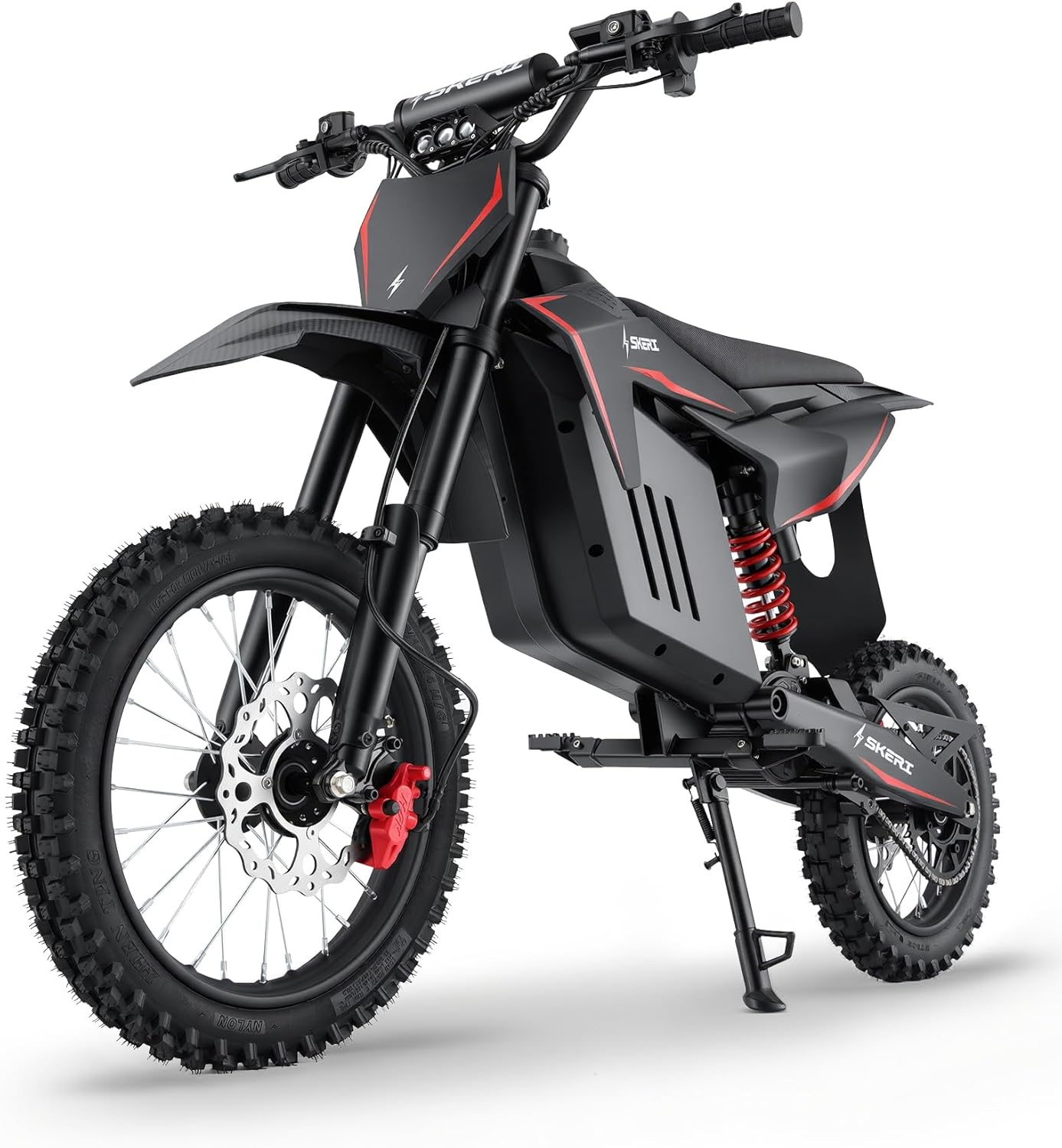 Skeri Electric Dirt Bike, 3200W Mid-Drive Motor E Bike with 48V 21AH Battery, 37MPH Top Speed