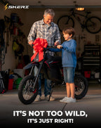 Skeri Electric Dirt Bike, 3200W Mid-Drive Motor E Bike with 48V 21AH Battery, 37MPH Top Speed