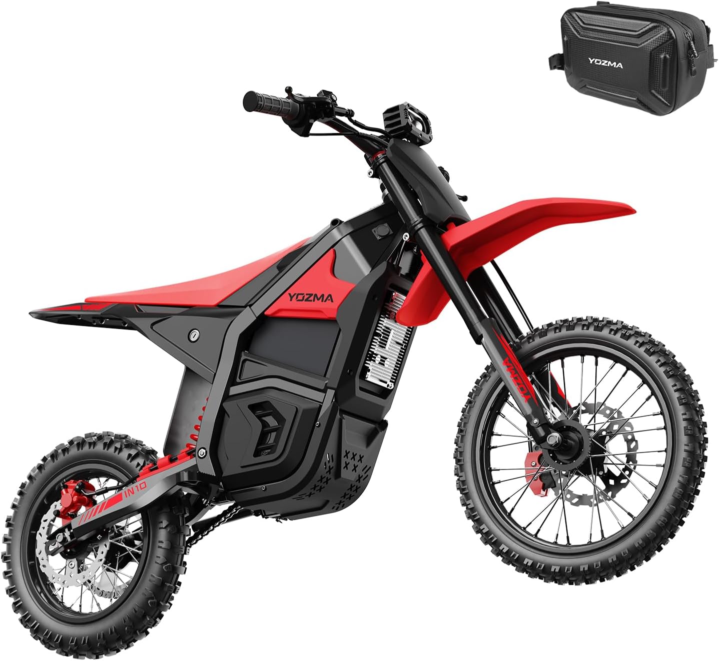 Electric Mini Dirt Bike for Teens & Adults, 14"/12" Fat Tire 2600W Electric-Motorcycle