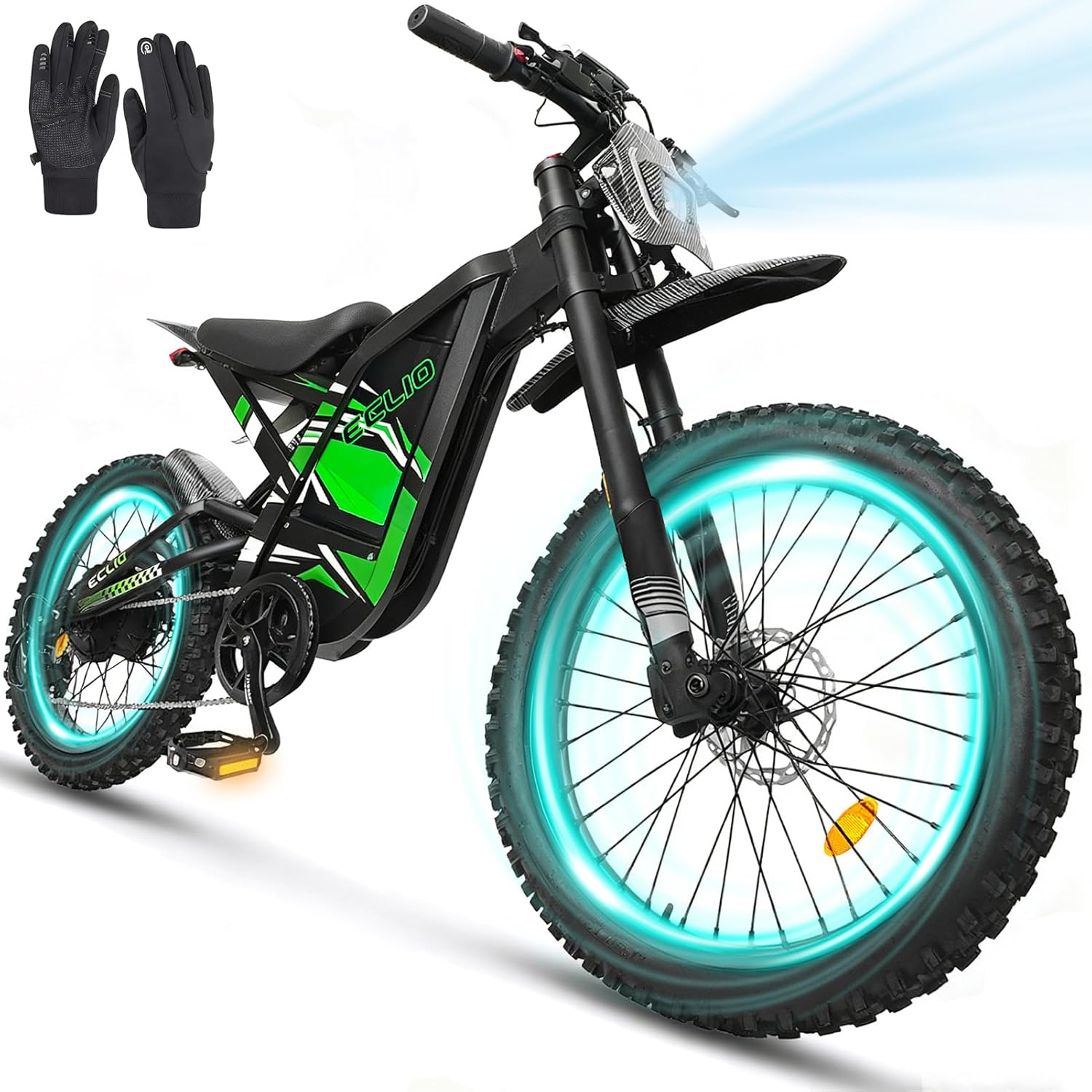 Electric Dirt Bike for Adults, 4000W Peak Motor 40MPH Electric Motorcycle