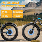 Dual Motor Peak 5000W Electric Bike for Men Women Adults 40-45MPH 100 Miles