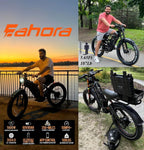 eAhora Romeo Pro 3 Electric Bike for Adults, 5600W 50MPH Dual Motor Ebike, 60V 80AH 250Miles Long Range Electric Bike