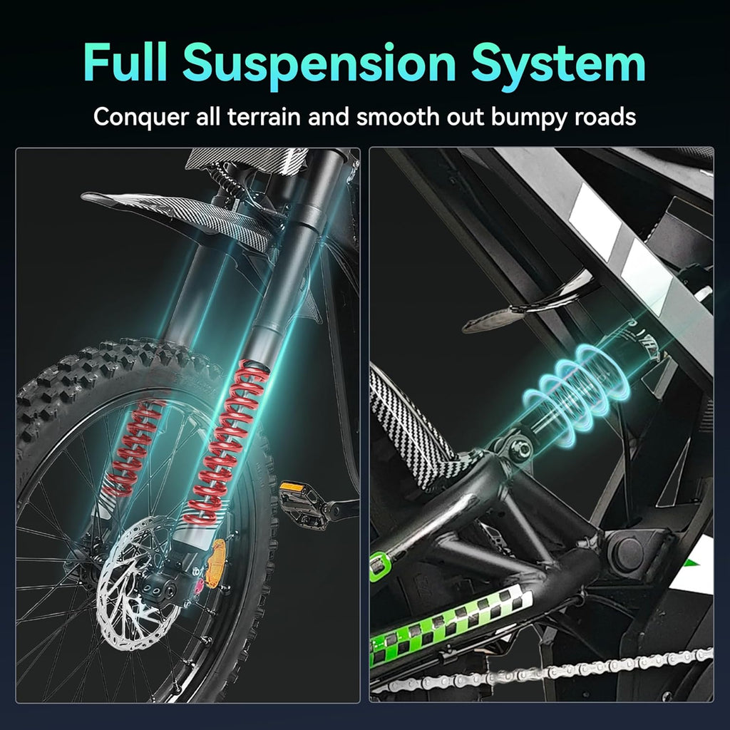 Electric Dirt Bike for Adults, 4000W Peak Motor 40MPH Electric Motorcycle