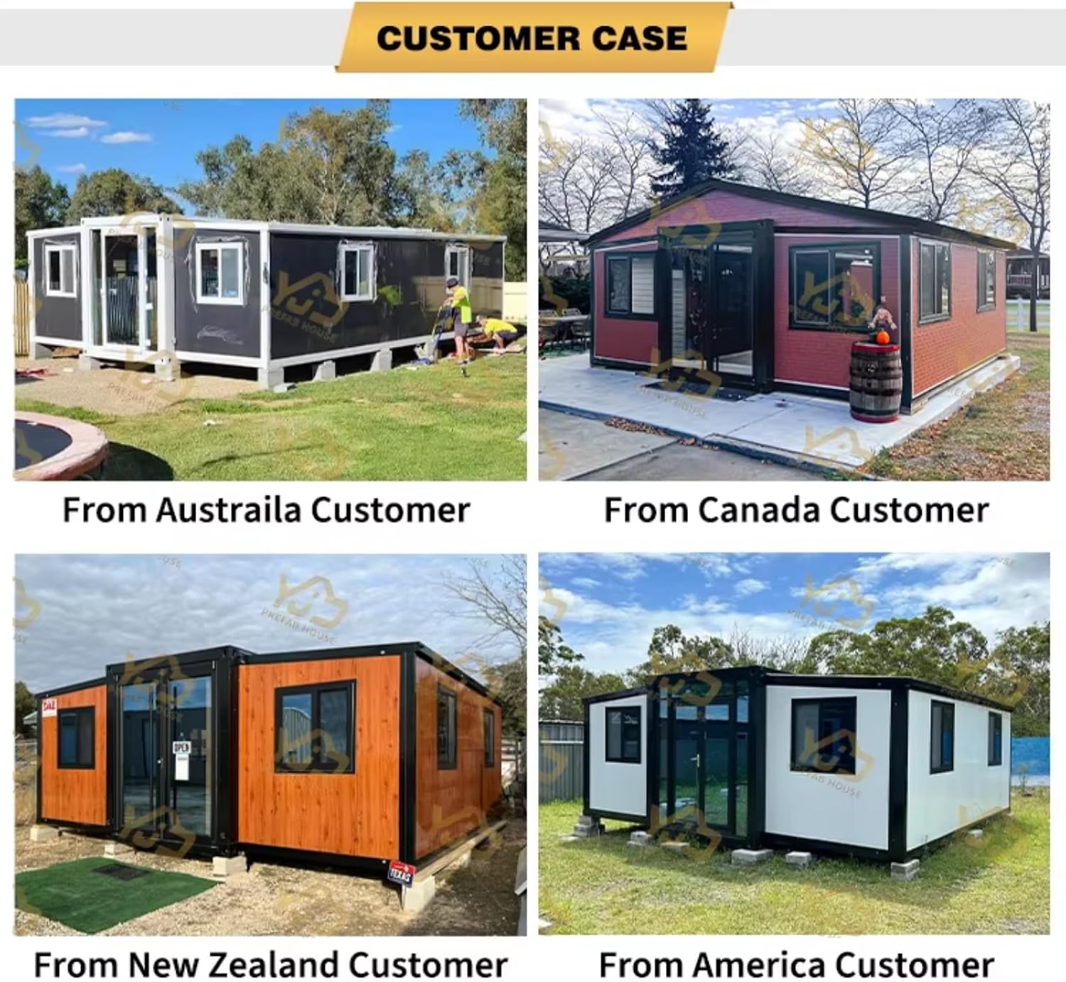 Mobile Prefabricated Tiny House Modular Home Portable Two Bedroom 20Ft Container Expandable House with Triangular Roof