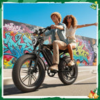 TST Electric Bike for Adults, 1500W Peak Brushless Motor 28 MPH 60 Miles/110 Miles Fat Tire E Bike