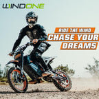 Windone RM7 Electric Dirt Bike for Teens Adults Age 13+, 2200W Peak Ebike