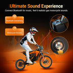Electric Dirt Bike Teens Adults, 3000W Motor|220Nm|MAX 31MPH