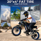 Electric Bike for Adults, 1500W Motor, 35MPH, 48V 25Ah Removable Battery, Full Suspension