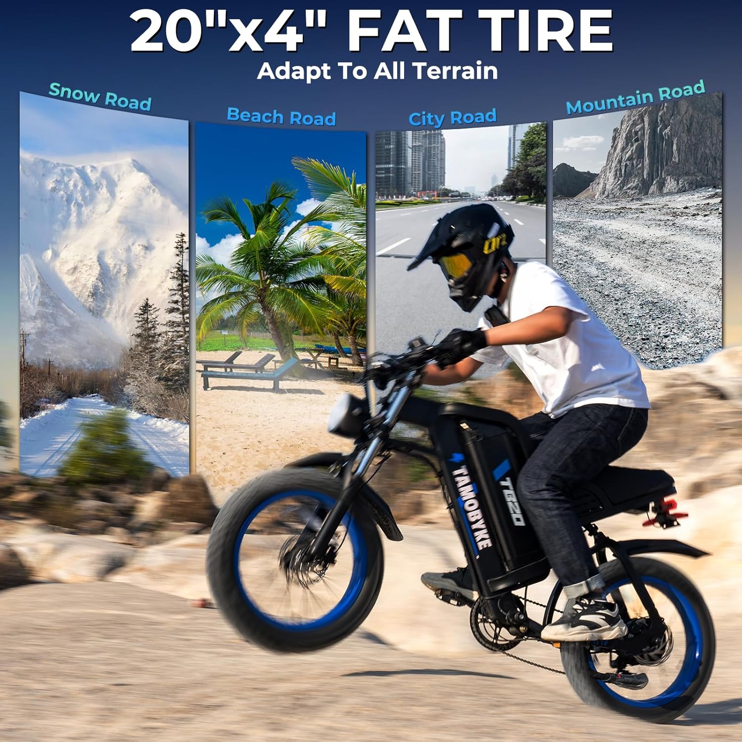 Electric Bike for Adults, 1500W Motor, 35MPH, 48V 25Ah Removable Battery, Full Suspension