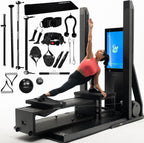 XS1 Peak Smart Home Gym – All-in-One Strength, Cardio & Pilates Machine with Adaptive Workouts, AI Training, Performance Tracking & Trainer-Led Classes Black