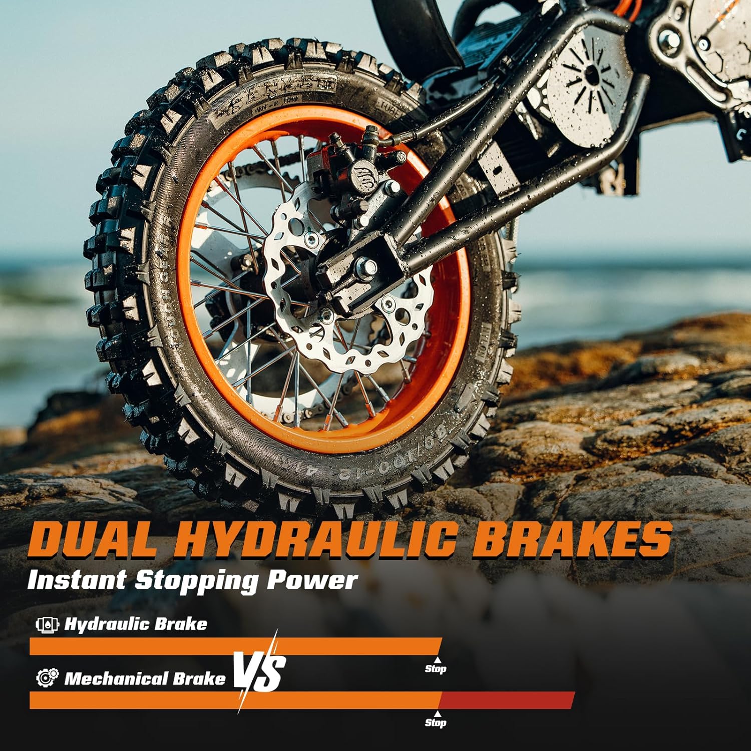 Windone RM7 Electric Dirt Bike for Teens Adults Age 13+, 2200W Peak Ebike