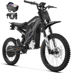 G300 Pro Electric Dirt Bike for Adults, 72V 30Ah Battery, 6500W Motor, 50 MPH Speed, 70 Mile Range, 350 Lbs Load Capacity, Hydraulic Brakes Black (Orange)