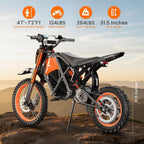 Electric Dirt Bike for Adults Teens 48V, Electric Off-Road Ebike with 3000W Mid-Drive Motor