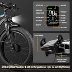 Dual Motor Peak 5000W Electric Bike for Men Women Adults 40-45MPH 100 Miles