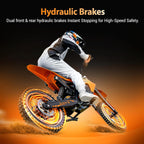 Electric Dirt Bike Teens Adults, 3000W Motor|220Nm|MAX 31MPH