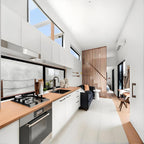 Portable Prefab Tiny Home 20ft Expandable Container House | Luxury Modular Steel Villa | Modern Foldable Tiny House with Bedroom, Kitchen & Bathroom | Prefabricated Portable Cabin for Living or Office