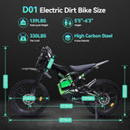 Electric Dirt Bike for Adults, 4000W Peak Motor 40MPH Electric Motorcycle