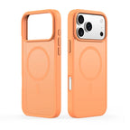 Magnetic PC Phone Case Frosted Transparent Back Shell for Iphone17