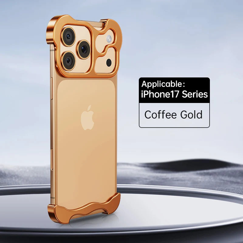 Thin Luxury Metal Case For iPhone 17 Aluminum Shockproof Corner