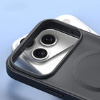 Magnetic PC Phone Case Frosted Transparent Back Shell for Iphone17