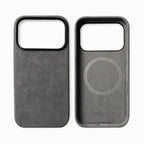 Premium IPhone 17 Genuine Italy Alcantara Material Leather Case MagSafe