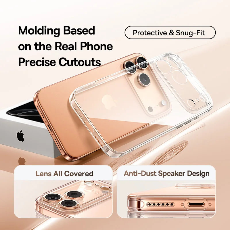 Ultra Thin Transparent Anti-Drop Cover for iPhone 17 Series