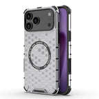 Luxury Clear Honeycomb Armour Magnetic Case for iPhone 17