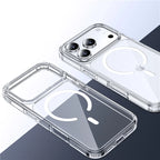 iPhone 17 Transparent MagSafe Magnetic Phone Case