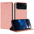 Mganetic Leather Texture Wallet Coque For iPhone 17