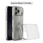 Ultra Thin 0.9mm Transparent TPU Case for iPhone 17