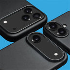 Skin-feel Premium Leather Mag safe Case For iPhone 17