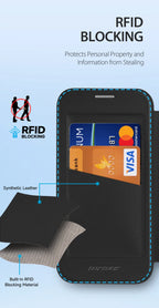 Magsafe Wireless Charging Rotating Metal Magnetic Stand Leather Cover