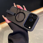 Luxury Magsafe Magnetic Stand Holder Lanyard Case For iPhone 17