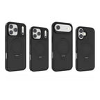 Iphone 17 Magnetic Bracket Phone Case Matte Frosted Transparent